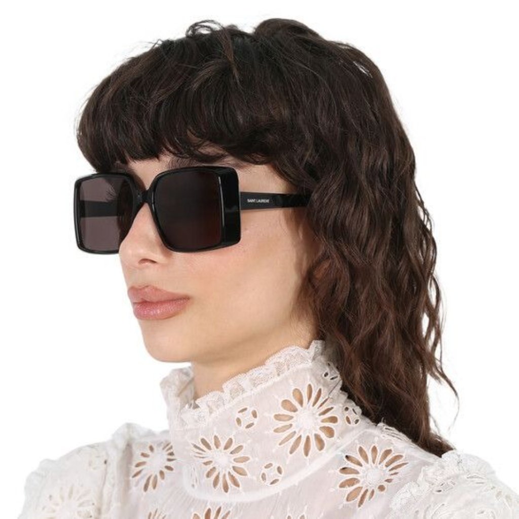 New Saint Laurent Sunglasses Women Black Eyewear Saint Laurent Sl451 001